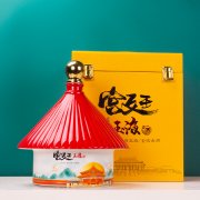 景德鎮(zhèn)陶瓷空酒瓶家用5斤裝酒壇帶禮盒創(chuàng)意酒罐